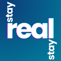 stay real logo